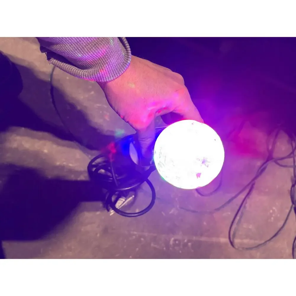 Calm Dancing Colored Lights Projection Spot Light - Tested and Working